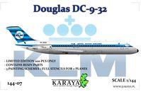 DC-9-32 - PH-DNG City of Rotterdam, PH-DNV City of Warsaw, PH-DNW City of Moscow