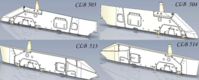 CLB 503, 504, 513 et 514 Bomb Launcher Pylon - Image 1
