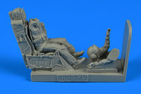 USAF Fighter Pilot with ejection seat for F-16 Figurines HAS/TAM/ACA/KIN