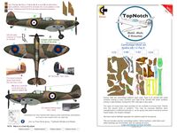 Supermarine Spitfire Mk.I to Mk.V - Pattern A camouflage pattern paint masks (for Revell kits) - Image 1