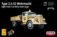 Opel Blitz (Type 2,5-32) Wehrmacht 1,5t Light Truck - Africa (Profi Line)