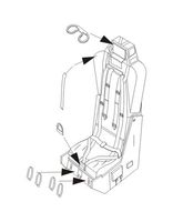 MB.GQ-7A Ejection seat (European F-104G) 1/32 for Has./Rev./Ita.kit - Image 1