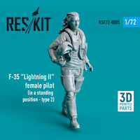 F-35 Lightning II Female Pilot (In A Standing Position - Type 2)
