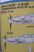 Avia C.10.501 and 502 Czechoslovakia