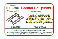 AIM-120 AMRAAM Missiles and Fin Boxes Accessory - Set for Transport Configuration