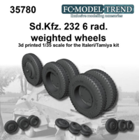 Sd.kfz. 232 6 rad, weighted wheels - Image 1