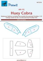 Canopy Mask For AH-1G Huey Cobra (For Kovozavody Prostejov Kits) - Image 1