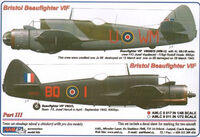 Bristol Beaufighter Decals Part 3