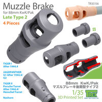 Muzzle Brake For 88mm KwK/Pak Late Type 2 (4 Pieces)